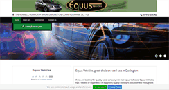 Desktop Screenshot of equusvehicles.co.uk